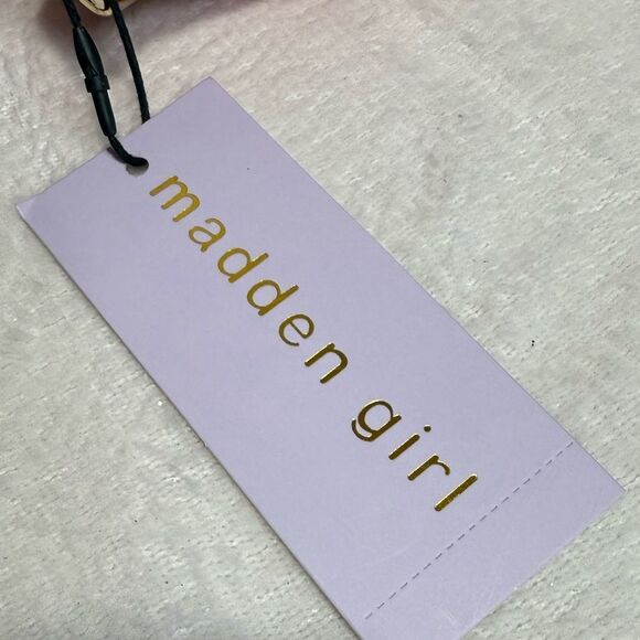 Madden Girl Cherry Hearts Red Quilted Handbag - Picture 9 of 11